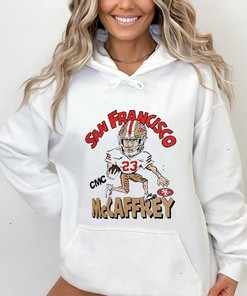 Christian McCaffrey San Francisco 49ers Caricature Hoodie - Perfect Fan Gift