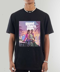 Grand Theft Auto VI 2025 Release T-Shirt - Official Gaming Fan Gift