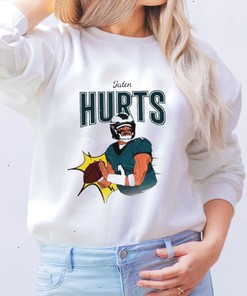 Jalen Hurts Philadelphia Eagles Football Vintage Style T-shirt - Perfect for Fan Gift