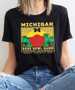 Michigan Wolverines College Football Playoff 2024 Rose Bowl Sweatshirt, Hoodie, Shirt