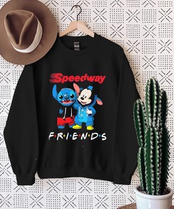 Official Baby Stitch and Mickey Mouse Friends Speedway Logo Sweatshirt