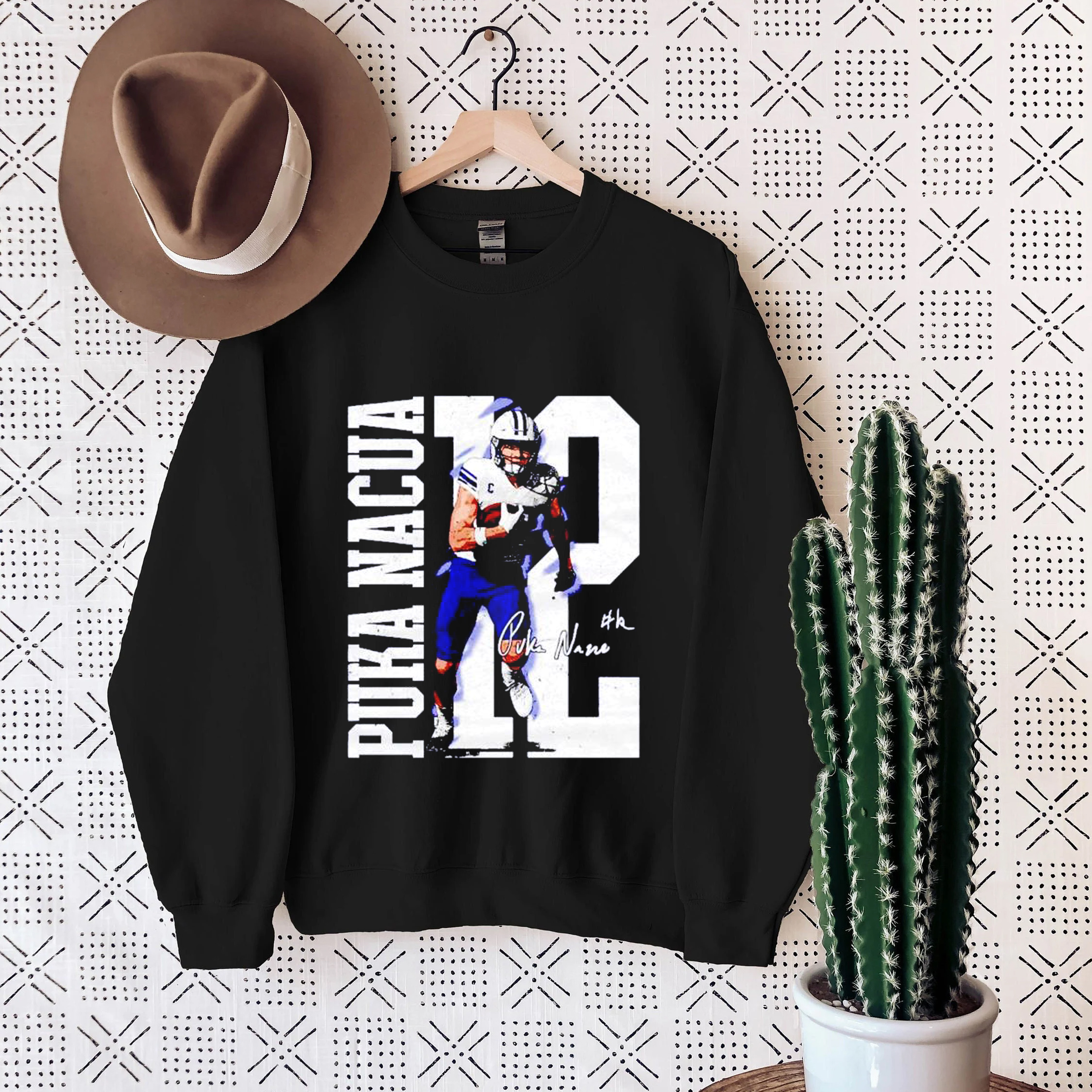 Puka Nacua Signature Stretch T-shirt - Perfect for Fan Gift