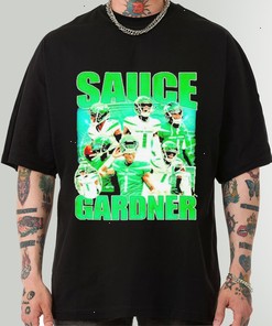 Sauce Gardner New York Jets Vintage Style T-shirt - Perfect for Fan Gift