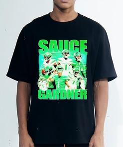 Sauce Gardner New York Jets Vintage Style T-shirt - Perfect for Fan Gift