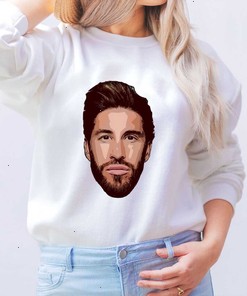 Sergio Ramos Vector Art T-shirt Sweatshirt Hoodie