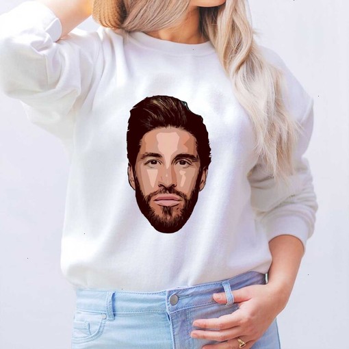 Sergio Ramos Vector Art T-shirt Sweatshirt Hoodie