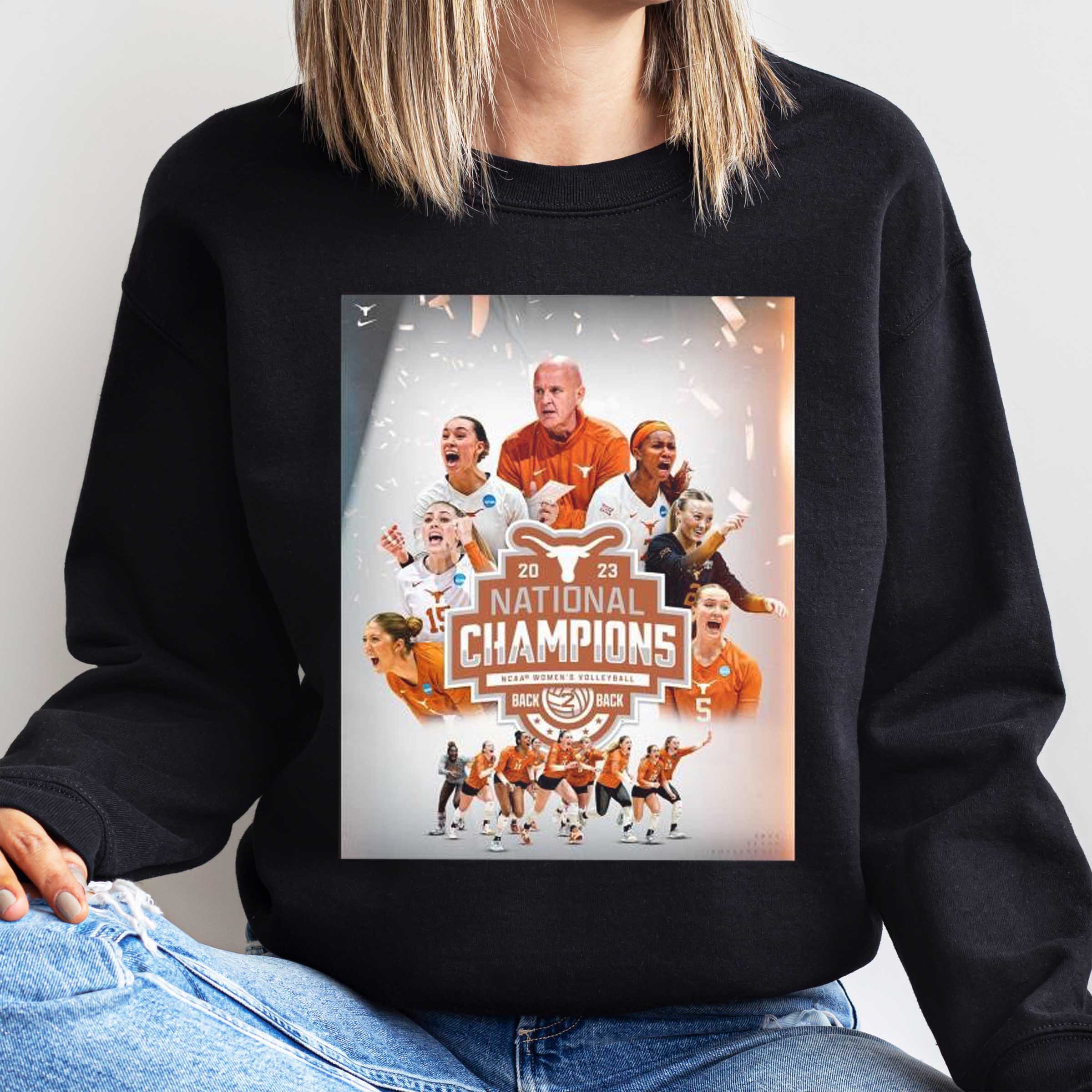 Texas Volleyball 2023 National Champions Women's Volleyball T-shirt - Fan Gift