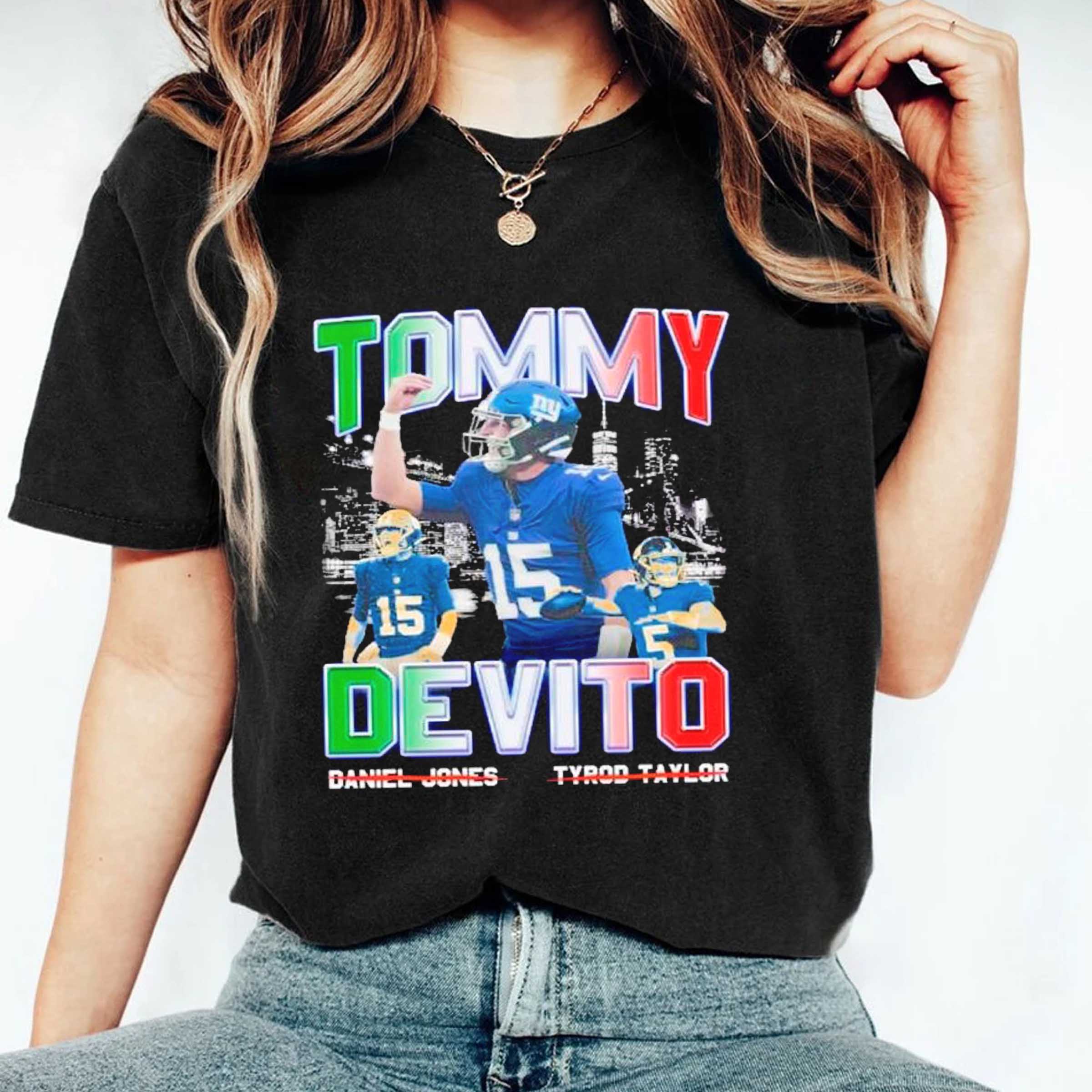 Tommy Cutlets Tommy Devito New York Giants Vintage Style T-shirt - Perfect for Fan Gift
