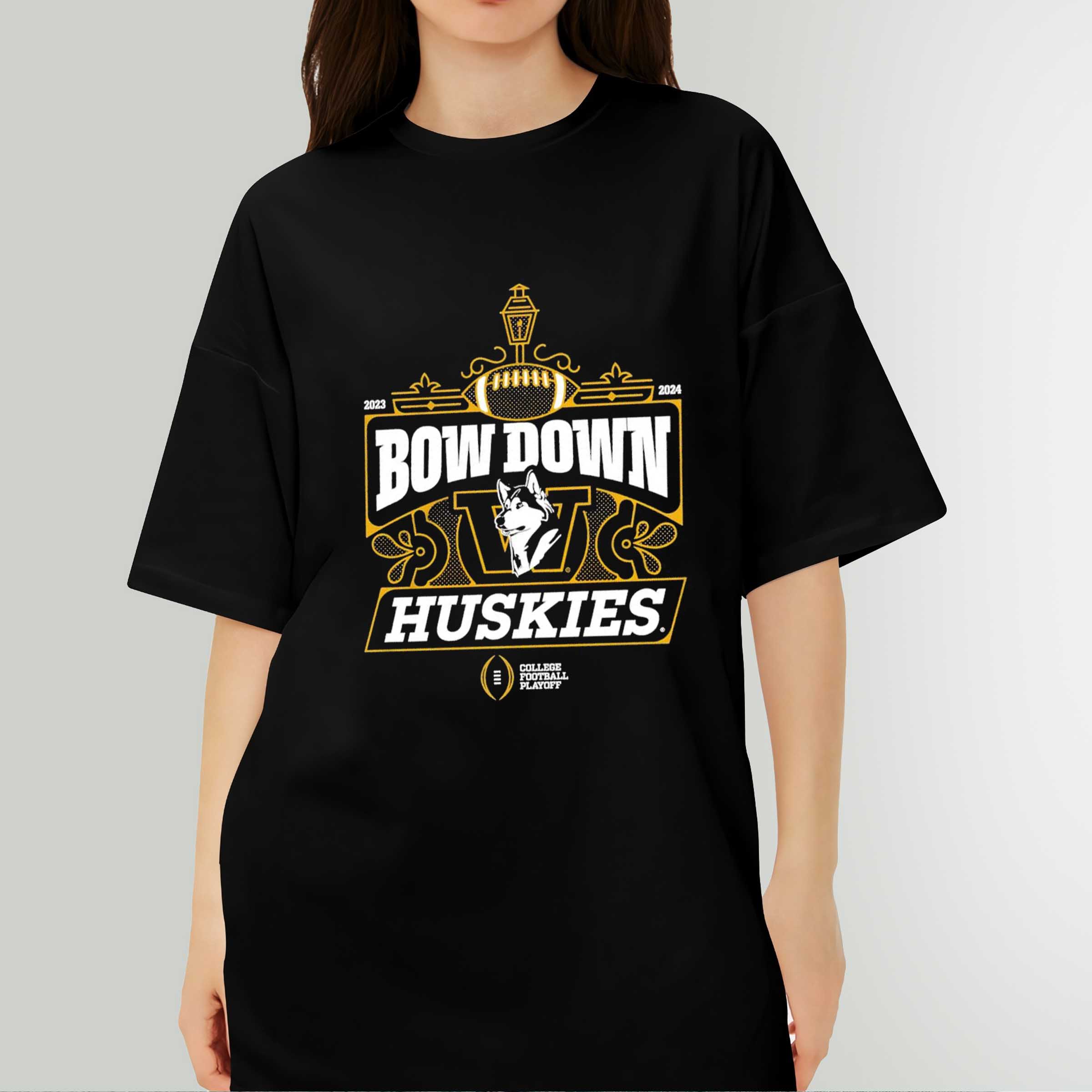 Washington Huskies 2023 2024 College Football Playoff Logo Shirt - Perfect for Fan