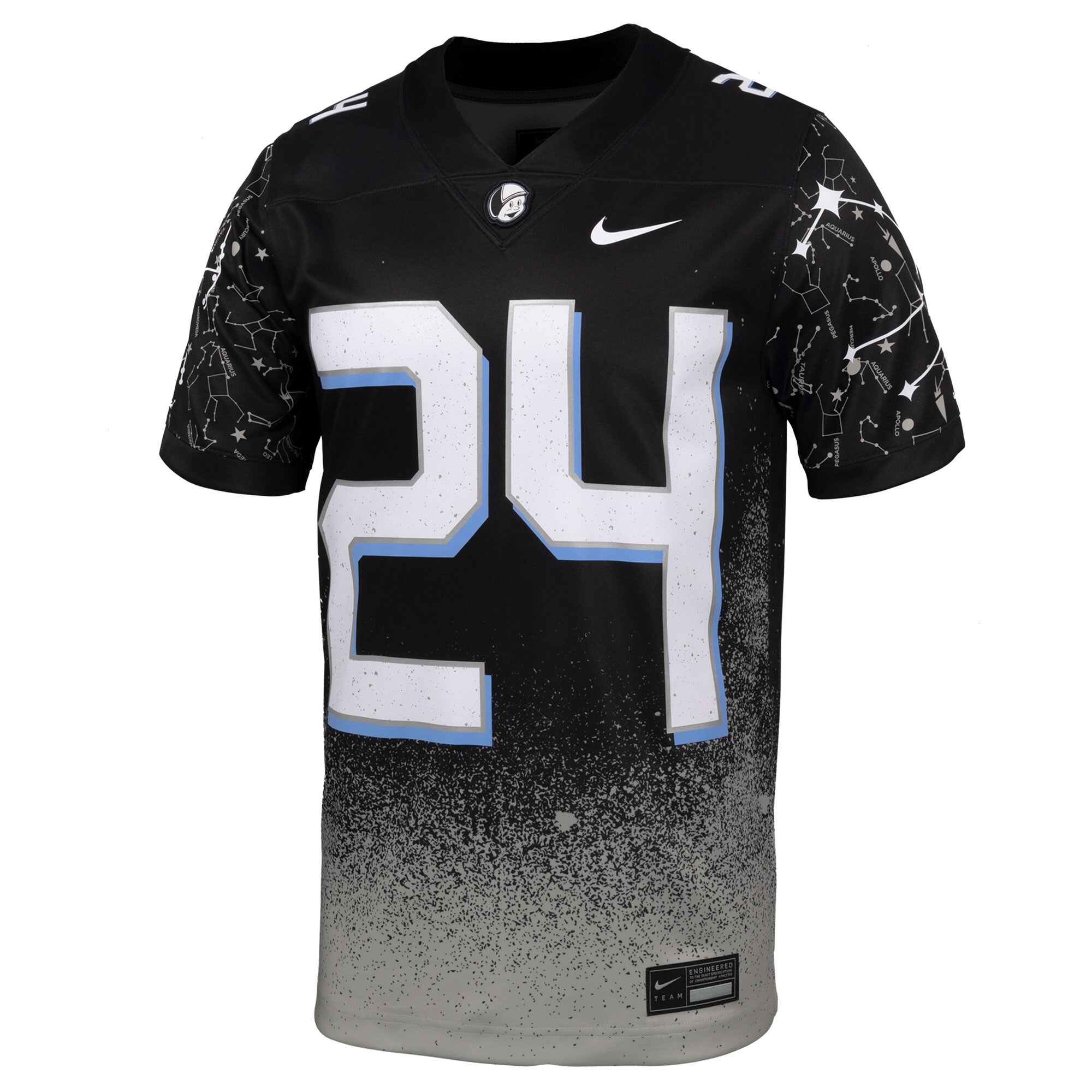 #24 UCF Knights Nike 2024 Space Game Alternate Game Jersey - Black
