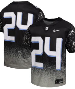 #24 UCF Knights Nike Youth 2024 Space Game Alternate Game Jersey - Black