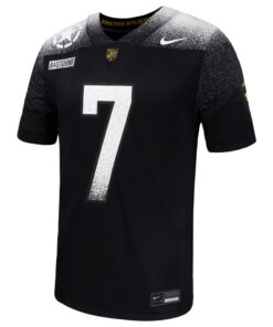 Army Black Knights Nike 2024 Rivalry Collection Alternate Untouchable Football Jersey - Black