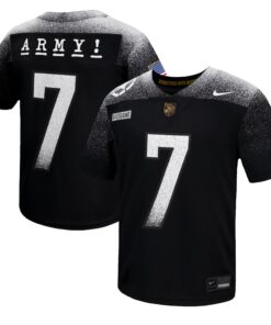 Army Black Knights Nike Youth 2024 Rivalry Collection Alternate Replica Football Jersey - Black