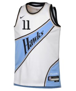 Atlanta Hawks Nike City Edition Swingman Jersey 2024 - Black - Trae Young - Youth
