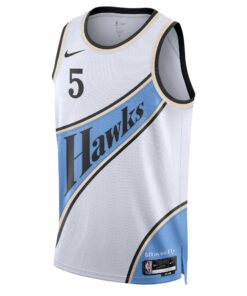 Atlanta Hawks Nike City Edition Swingman Jersey 2024 - White - Dyson Daniels - Unisex