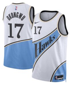 Atlanta Hawks Nike City Edition Swingman Jersey 2024 - White - Onyeka Okongwu - Unisex