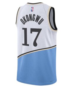 Atlanta Hawks Nike City Edition Swingman Jersey 2024 - White - Onyeka Okongwu - Unisex