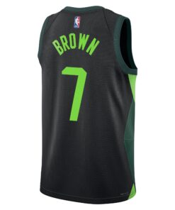 Boston Celtics Nike City Edition Swingman Jersey 2024 - Black - Jaylen Brown - Unisex