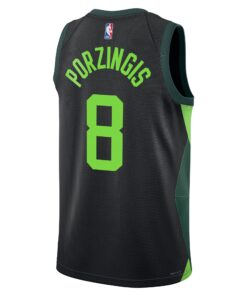 Boston Celtics Nike City Edition Swingman Jersey 2024 - Black - Kristaps Porzingis - Unisex