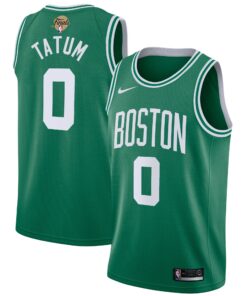Boston Celtics Nike Icon Edition NBA Finals Patch 2024 Swingman Jersey - Kelly Green - Jayson Tatum - Youth