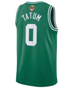 Boston Celtics Nike Icon Edition NBA Finals Patch 2024 Swingman Jersey - Kelly Green - Jayson Tatum - Youth