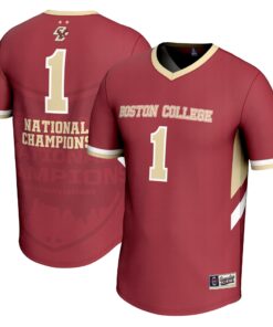 Boston College Eagles GameDay Greats Youth 2024 NCAA Women's Lacrosse National Champions Lightweight Fashion Jersey - Maroon