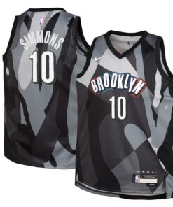 Brooklyn Nets Nike City Edition Swingman Jersey 2024 - Silver - Ben Simmons - Youth