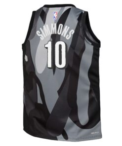 Brooklyn Nets Nike City Edition Swingman Jersey 2024 - Silver - Ben Simmons - Youth