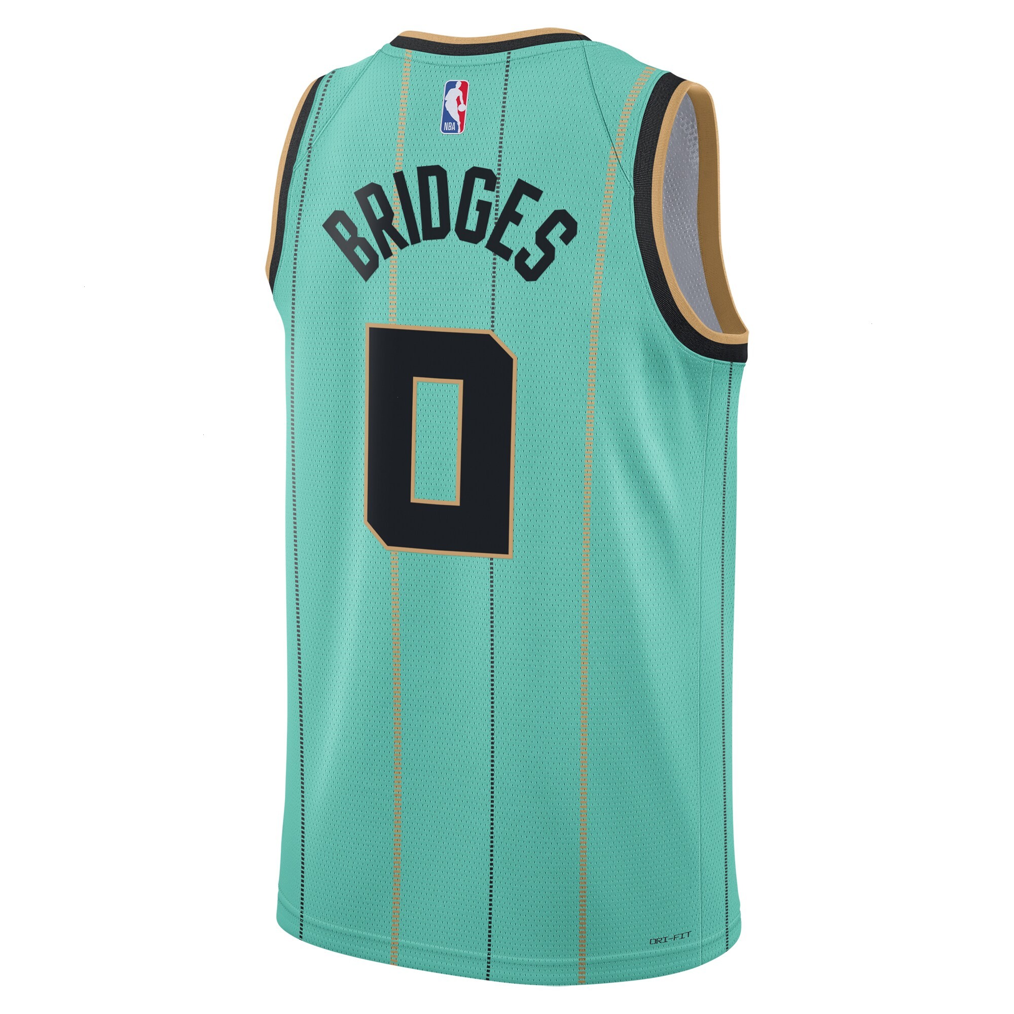 Charlotte Hornets Jordan Brand City Edition Swingman Jersey 2024 - Teal - Miles Bridges - Unisex