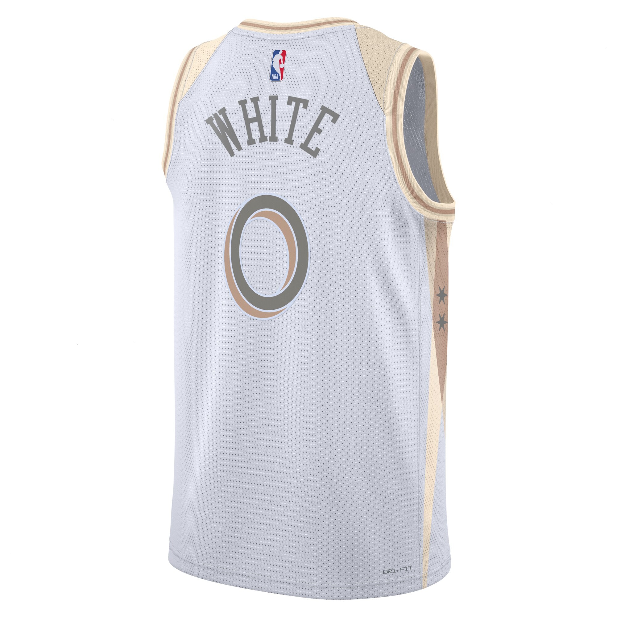 Chicago Bulls Nike City Edition Swingman Jersey 2024 - White - Coby White - Unisex