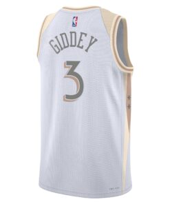 Chicago Bulls Nike City Edition Swingman Jersey 2024 - White - Josh Giddey - Unisex