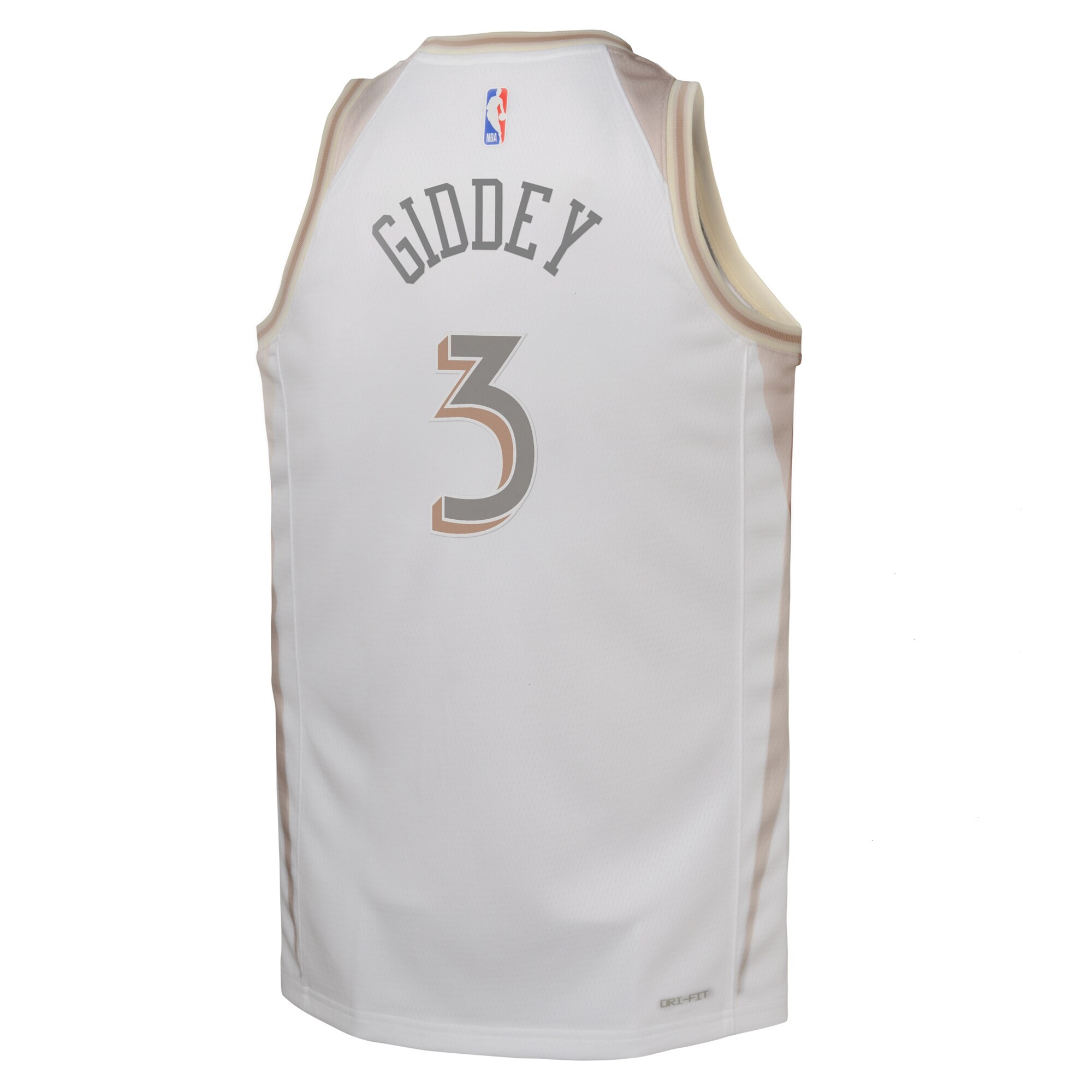 Chicago Bulls Nike City Edition Swingman Jersey 2024 - White - Josh Giddey - Youth