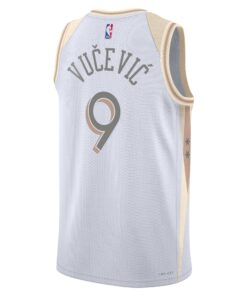 Chicago Bulls Nike City Edition Swingman Jersey 2024 - White - Nikola Vucevic - Unisex