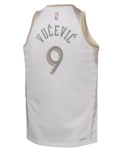 Chicago Bulls Nike City Edition Swingman Jersey 2024 - White - Nikola Vucevic - Youth