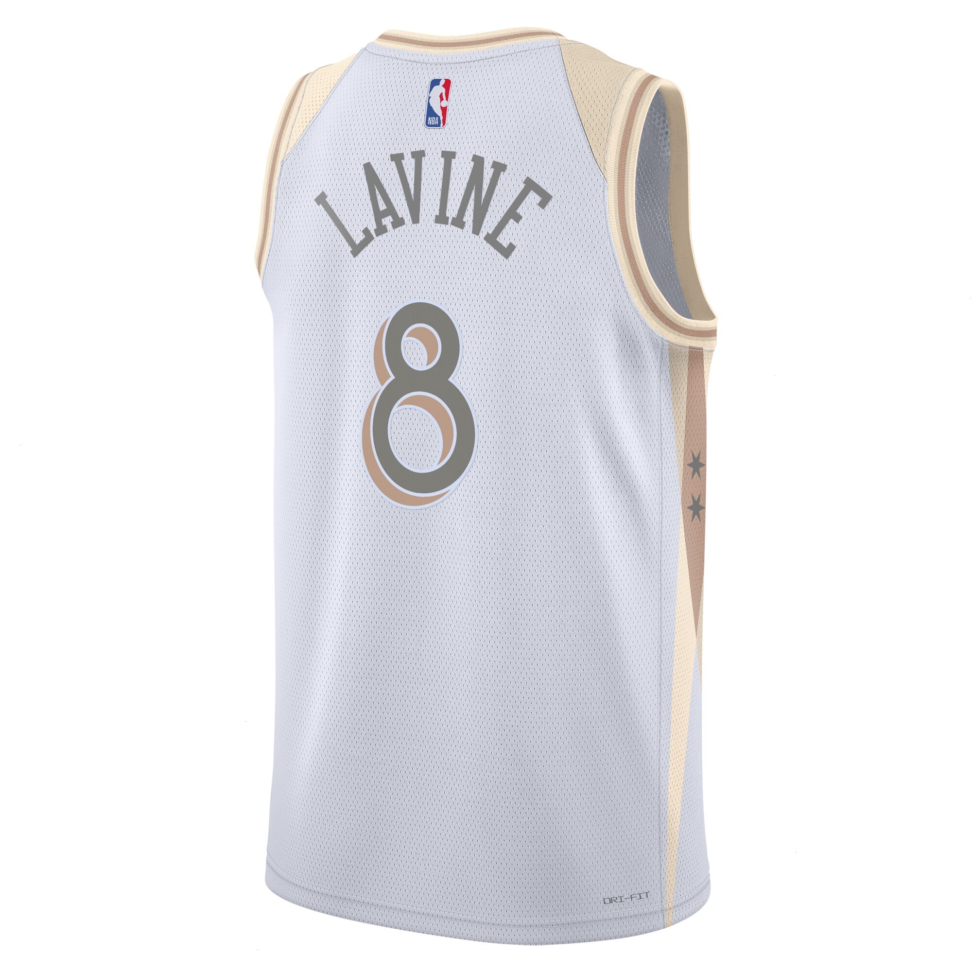 Chicago Bulls Nike City Edition Swingman Jersey 2024 - White - Zach LaVine - Unisex