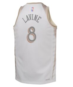 Chicago Bulls Nike City Edition Swingman Jersey 2024 - White - Zach Lavine - Youth