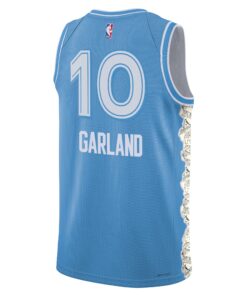 Cleveland Cavaliers Nike City Edition Swingman Jersey 2024 - Blue - Darius Garland - Unisex