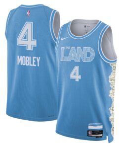Cleveland Cavaliers Nike City Edition Swingman Jersey 2024 - Blue - Evan Mobley - Unisex