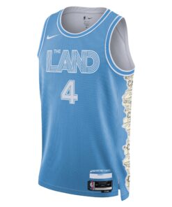 Cleveland Cavaliers Nike City Edition Swingman Jersey 2024 - Blue - Evan Mobley - Unisex