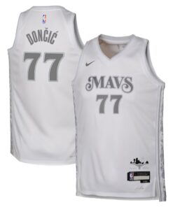 Dallas Mavericks Nike City Edition Swingman Jersey 2024 - Black - Luka Doncic - Youth