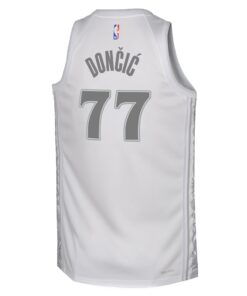 Dallas Mavericks Nike City Edition Swingman Jersey 2024 - Black - Luka Doncic - Youth