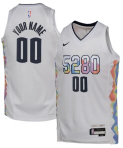 Denver Nuggets Nike City Edition Swingman Jersey 2024 - Custom - Youth