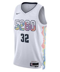 Denver Nuggets Nike City Edition Swingman Jersey 2024 - White - Aaron Gordon - Unisex