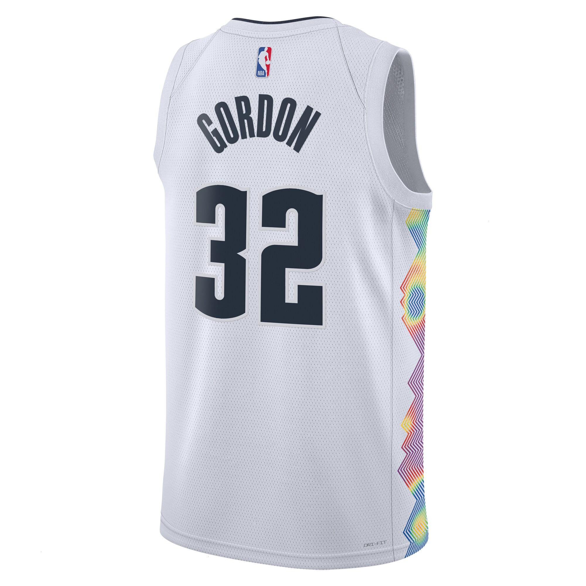 Denver Nuggets Nike City Edition Swingman Jersey 2024 - White - Aaron Gordon - Unisex