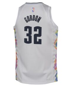 Denver Nuggets Nike City Edition Swingman Jersey 2024 - White - Aaron Gordon - Youth