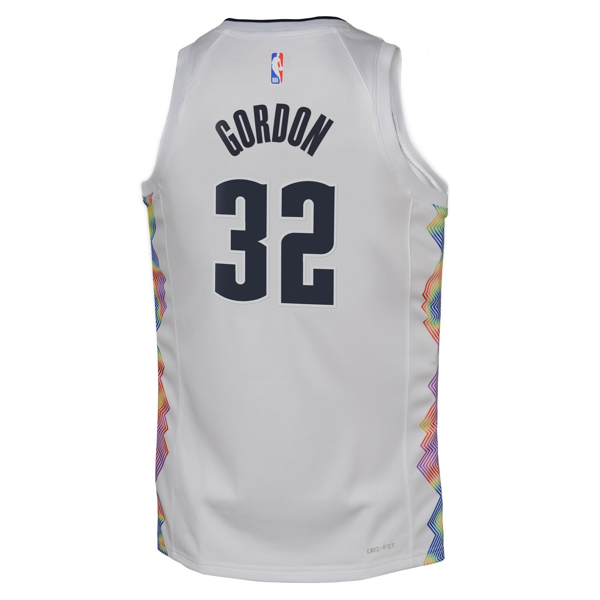 Denver Nuggets Nike City Edition Swingman Jersey 2024 - White - Aaron Gordon - Youth