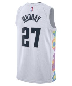 Denver Nuggets Nike City Edition Swingman Jersey 2024 - White - Jamal Murray - Unisex