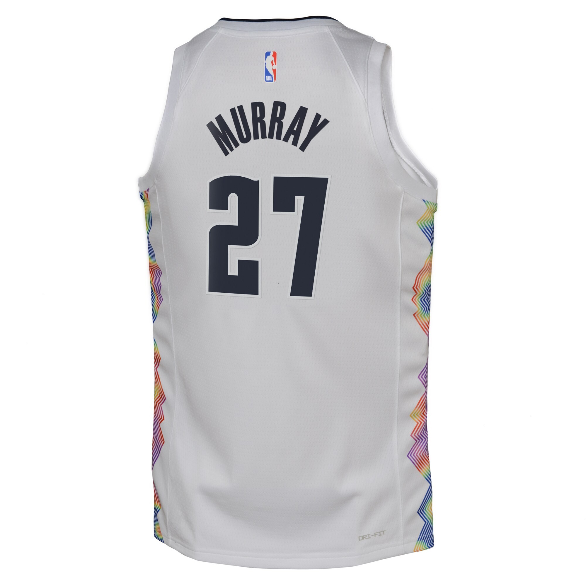 Denver Nuggets Nike City Edition Swingman Jersey 2024 - White - Jamal Murray - Youth