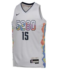 Denver Nuggets Nike City Edition Swingman Jersey 2024 - White - Nikola Jokic - Youth