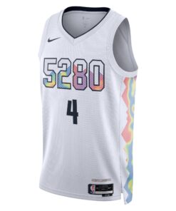 Denver Nuggets Nike City Edition Swingman Jersey 2024 - White - Russell Westbrook - Unisex